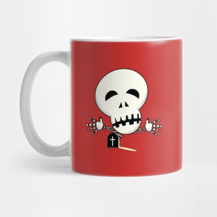 Funny halloween skeleton Mug
